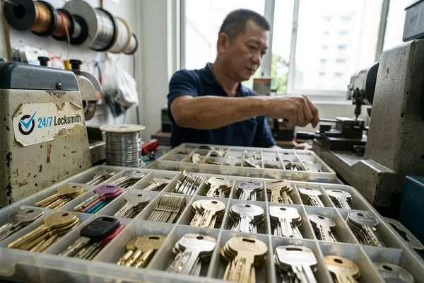 Key Duplication & Cutting work example 2