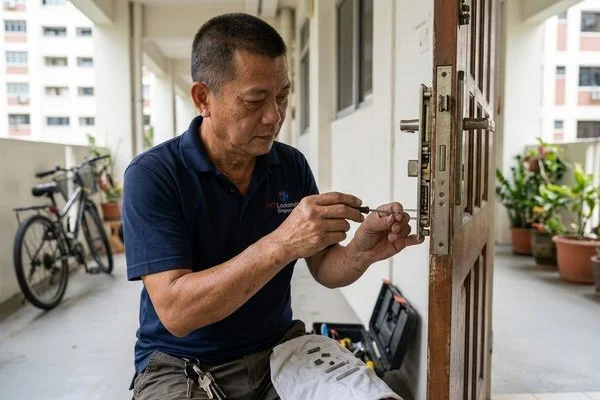 Door Lock Repair & Replacement work example 1