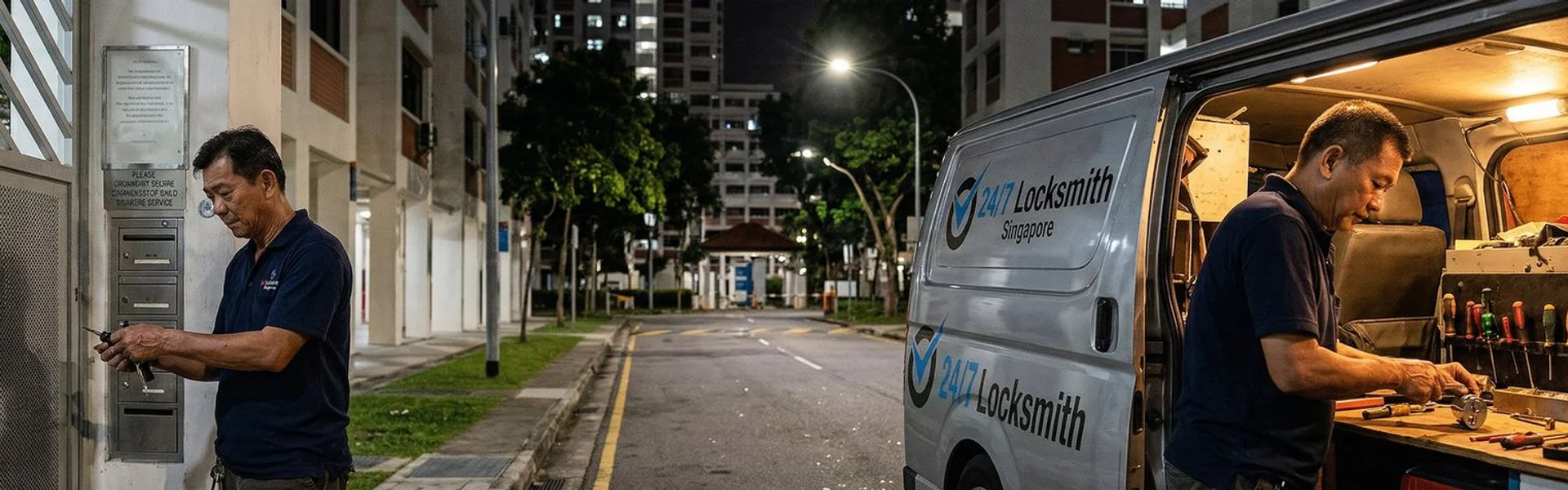 Emergency locksmith response team